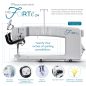 Handi quilter Forte is one of the best longarm quilting machines for quilting businesses.